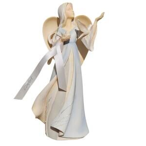 Angel with Doves Enesco Foundations Collection 2011 Karen Hahn 9" tall  Comfort
